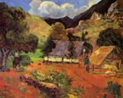 保罗 高更 : Landscape with Three Figures